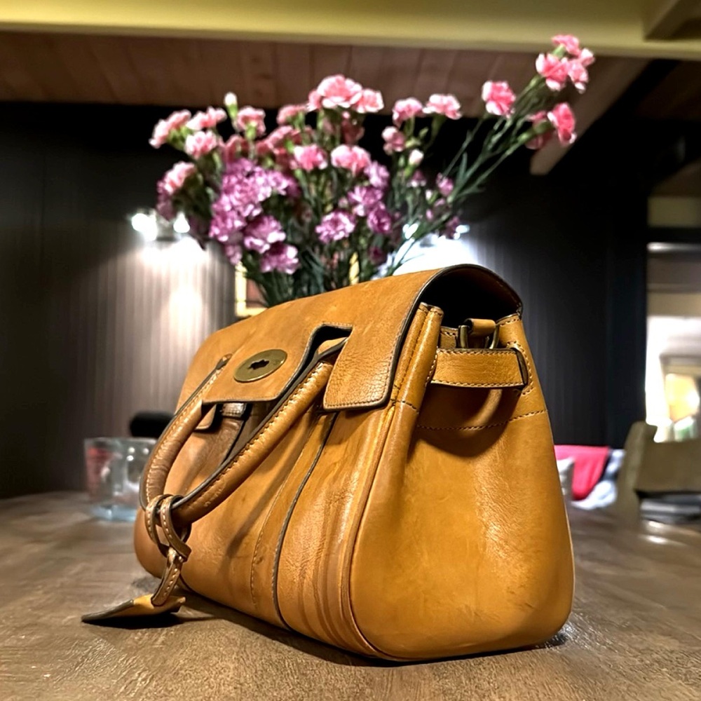 Mulberry  vintage leather tote bag
